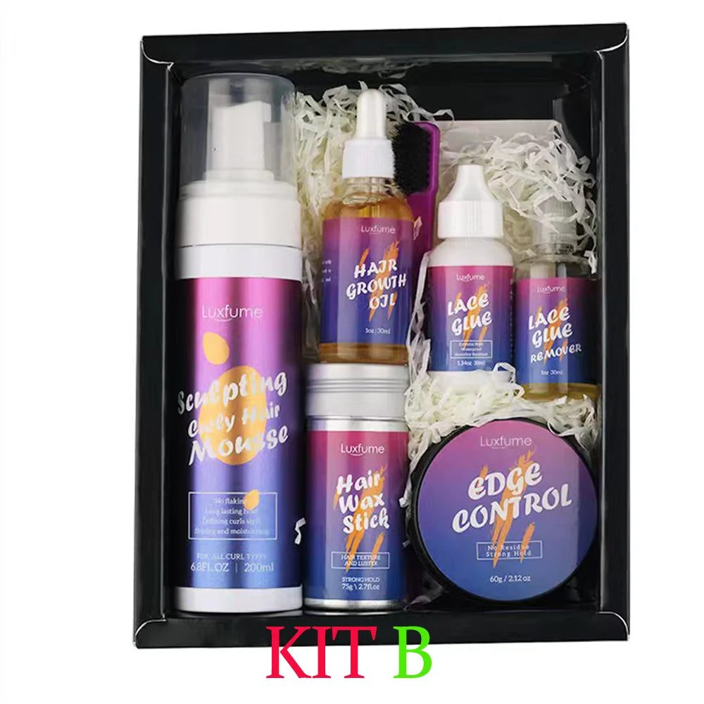 wig installation kit set adhesives waterproof wig glue kit glue for lace front wig glue lace tint mousse lace tint edge control