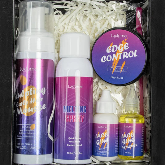 wig installation kit set adhesives waterproof wig glue kit glue for lace front wig glue lace tint mousse lace tint edge control