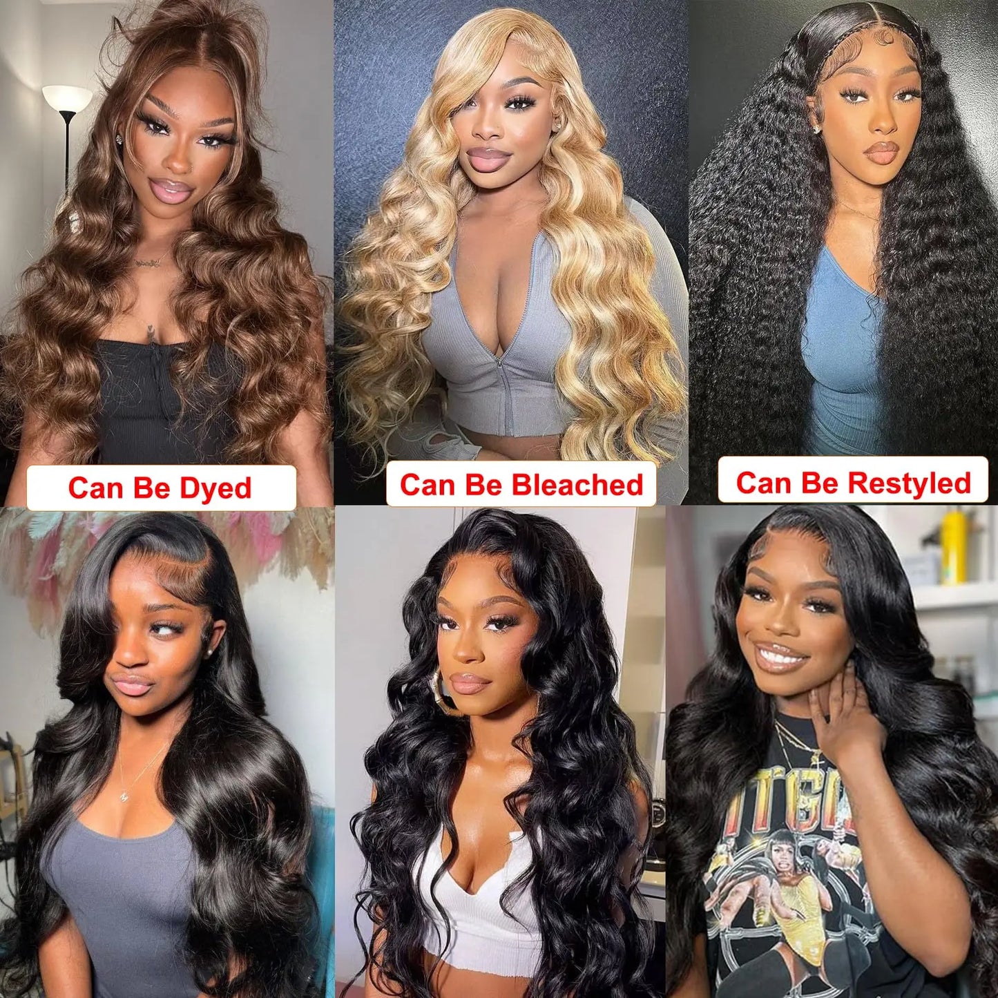 Body Wave Bundles Brazilian Hair Weave Bundles 100% Unprocessed Human Hair Bundles Natural Black Water Wave Loose Wave Bundles